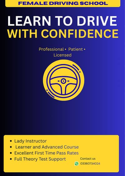 Female Car Driving Instructor