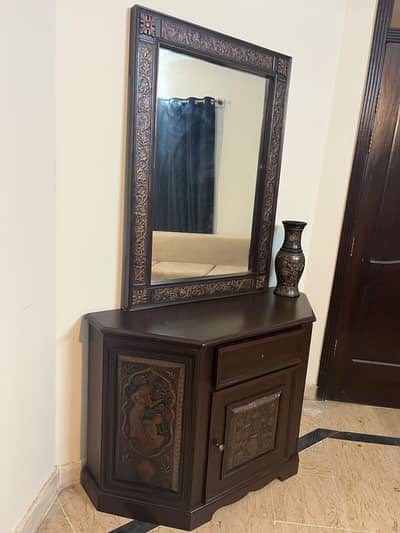 console with side antique