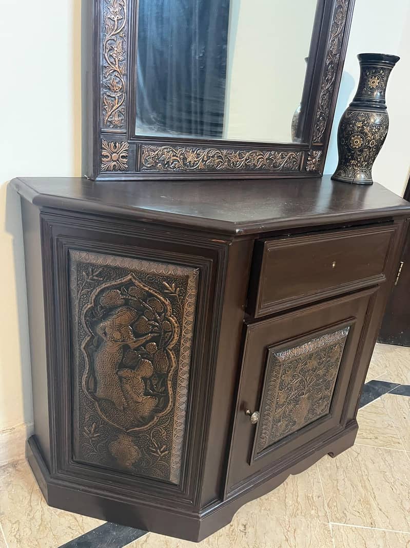 console with side antique 2