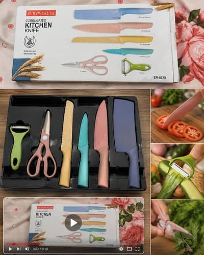 6pc kitchen set