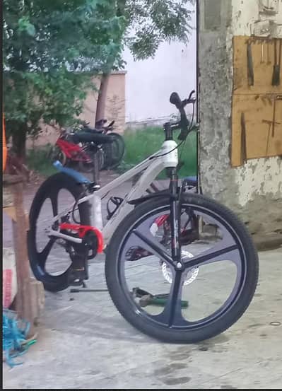 SWLS 24 Single-Speed Bicycle – 3-Spoke Mag Rims – Good Condition