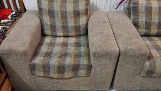 2 years used 1,2,3, set of sofa
