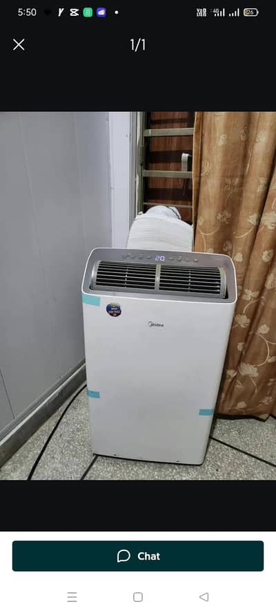midea dc inverter 1,2 ton 1 month used