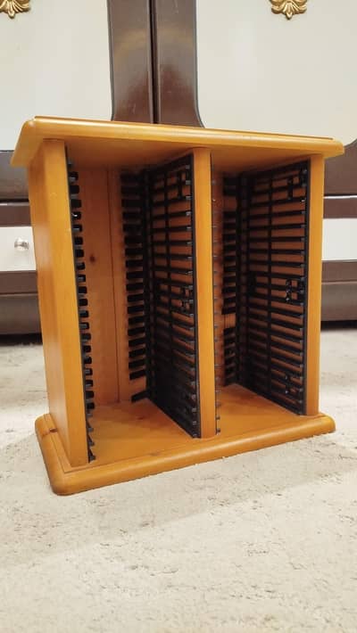 Vintage Wooden CD / Media Storage Rack (2001 Model)