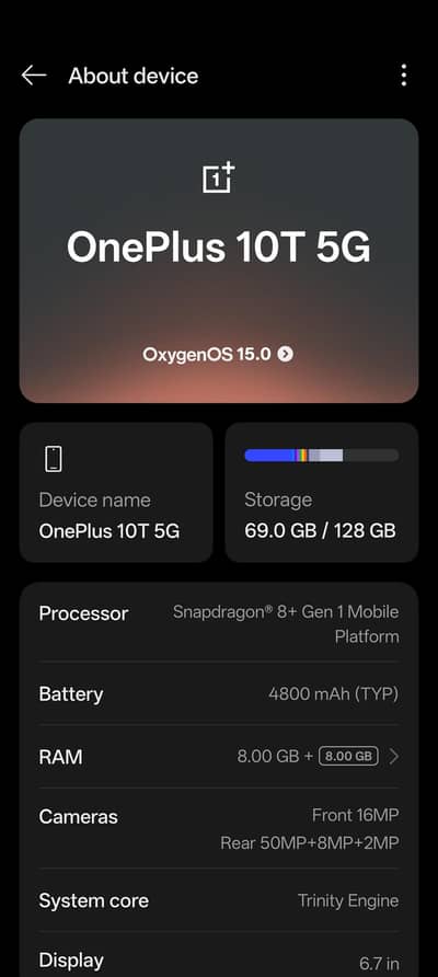 One Plus 10T