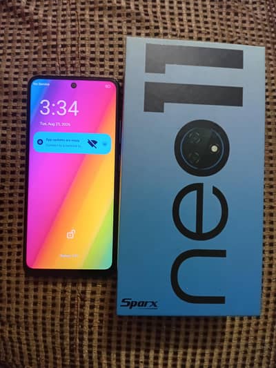 Sparx Neo 11 4GB 128GB official pta approve with box