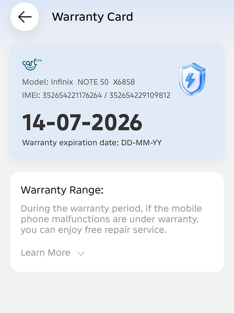 Infinix Note 50 6
