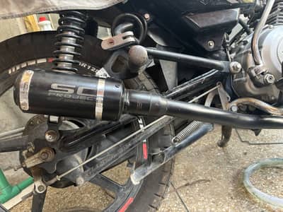 SC project exhaust with bend pipe