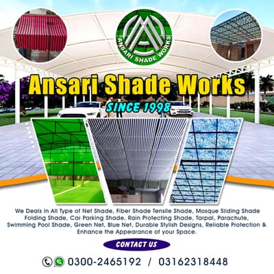 Net Shade / Fiber Shade / Tensile Shade / Sliding, Folding Shade