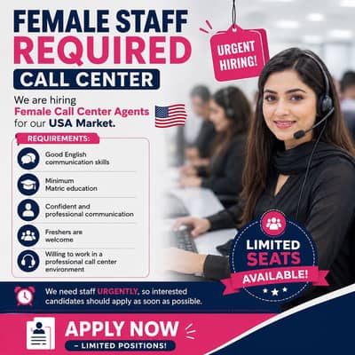 Male/Female Call Center Agents Required – USA Campaign