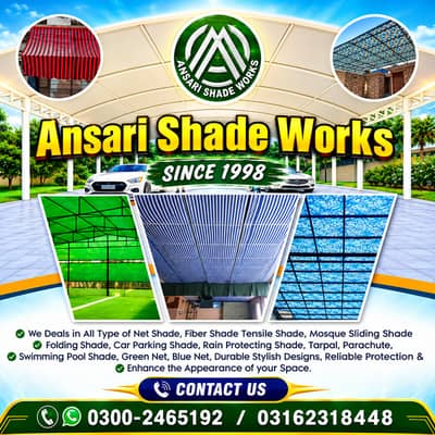 Net Shade / Fiber Shade / Tensile Shade / Sliding, Folding Shade