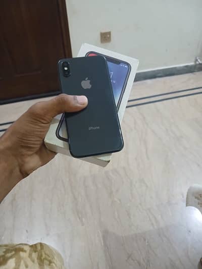 iPhone X with box