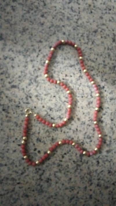 gold mala with Marjan beats