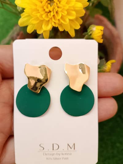 Beautiful stylish earrings