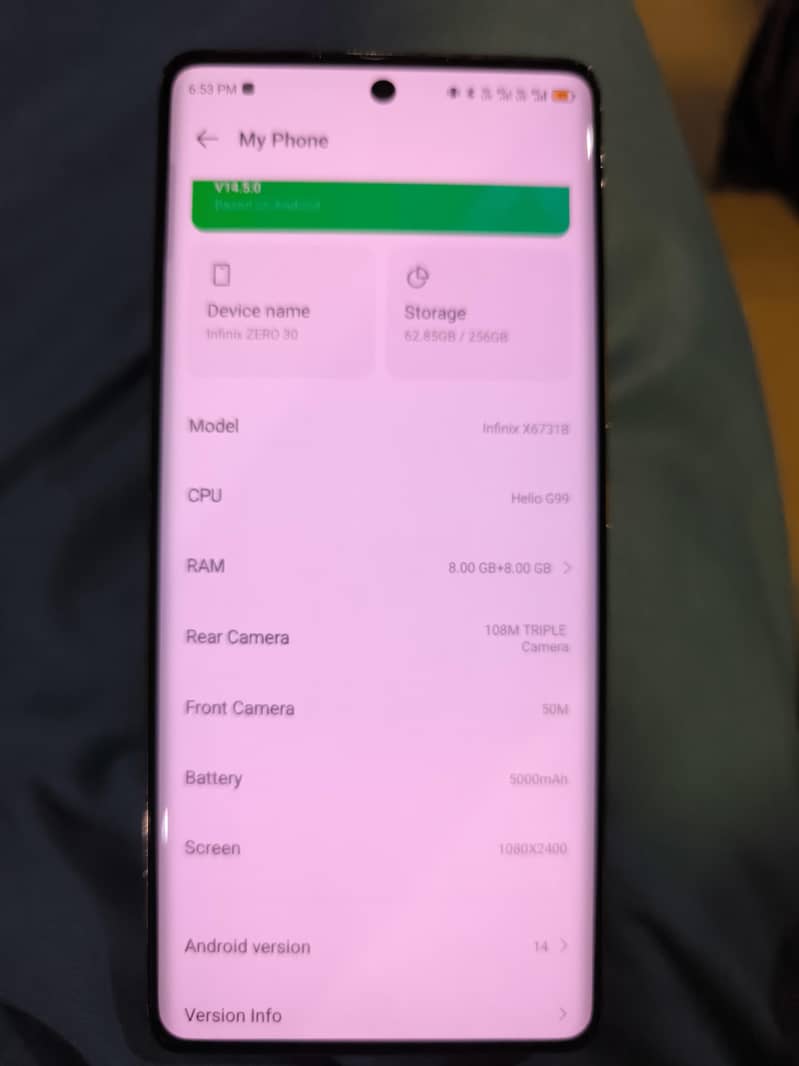 Infinix Zero 30 7