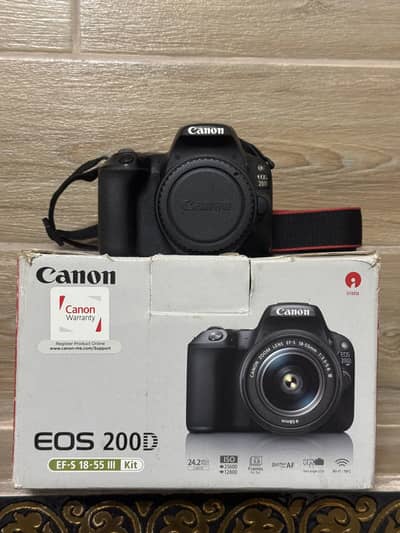 Canon EOS 200D with 18-55mm + 55-250mm
