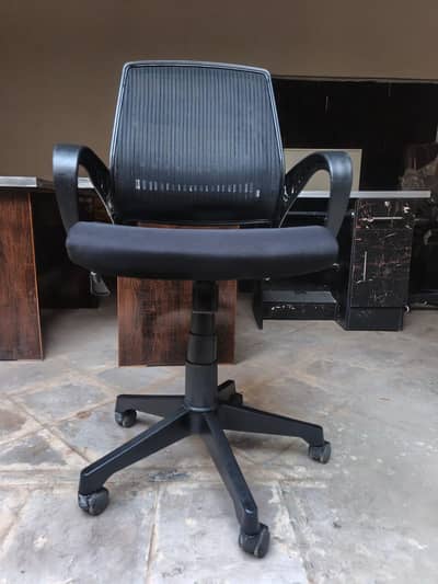 Computer and Staff Chair