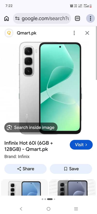 Infinix Hot 60i 07 months used