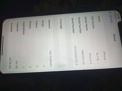 Apple iPhone X Non PTA 64gb