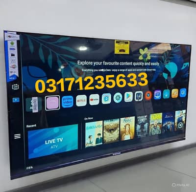 SAMSUNG 32" 43" 48" 55"  SMART LED TV ANDROID UHD 4K BODERLESS