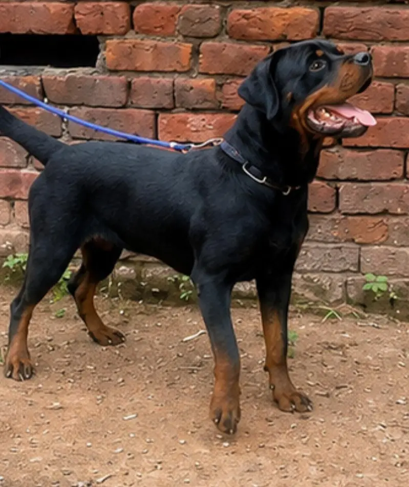 Rottweiler female 9 month non Pedigree Punch face ma hai — photo 2