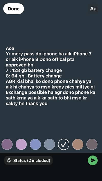 Apple iPhone 8 and iPhone 7 both official pta approved