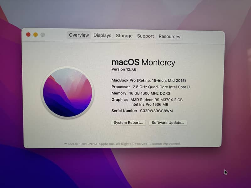 MacBook Pro 2015 7