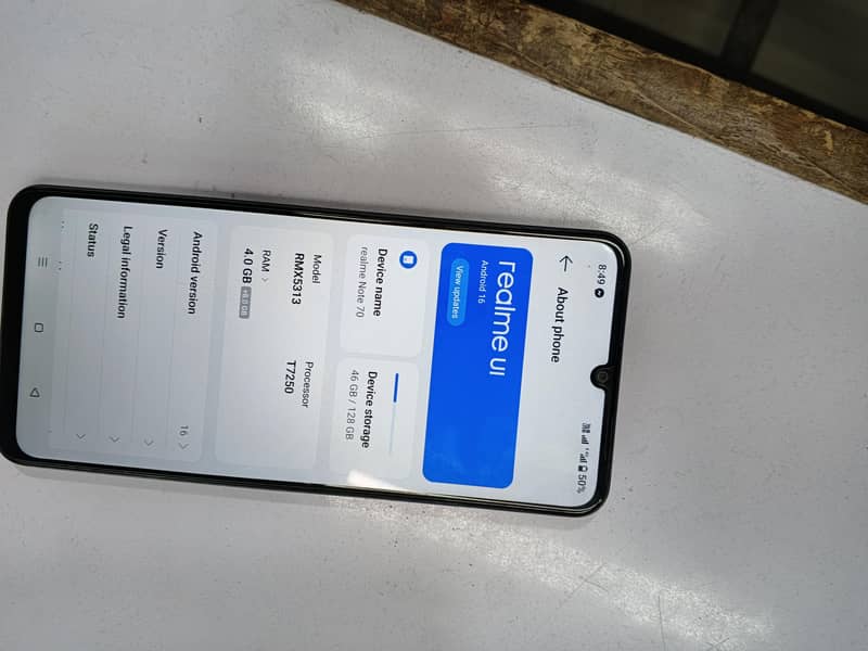 Realme Note 70 0