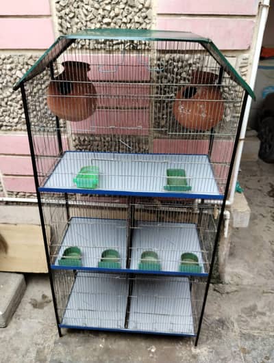 5 Portions Bird Cage Good condition for sale