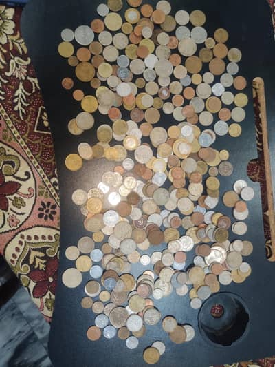 Mixed Country Old Coins Collection