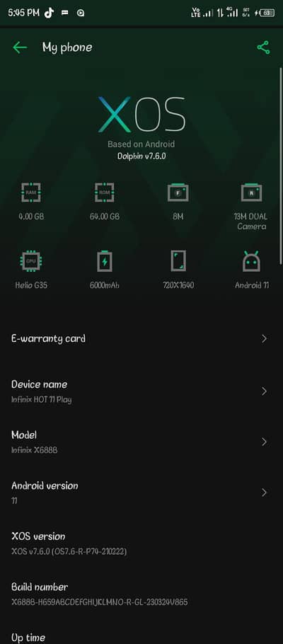 Infinix Hot 11 Play