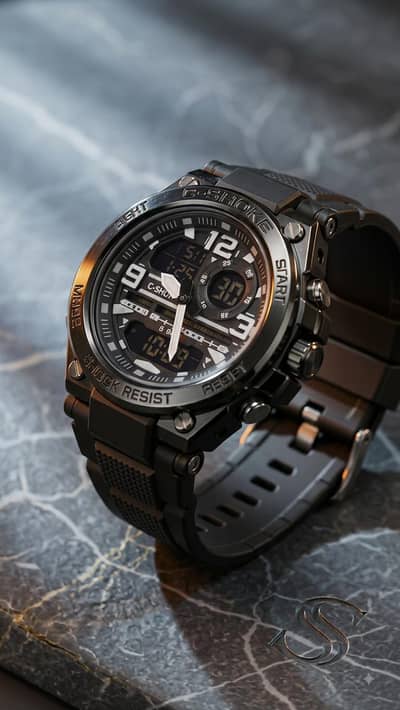 Sprots Watch Analog & Digital