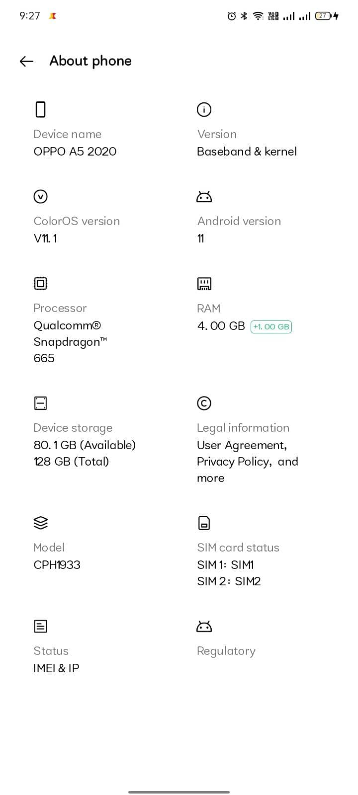 OPPO A5 4