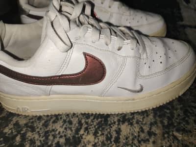 Nike Air Force 1 '07 Low White Picante Red (UK 6.5 / EUR 40)