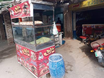 Shawarma and burger counter