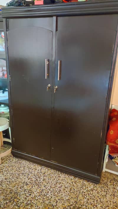 wooden wardrobe