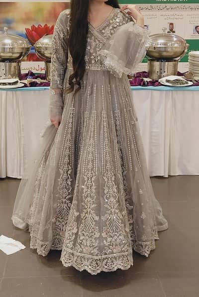 Fancy maxi with dupata
