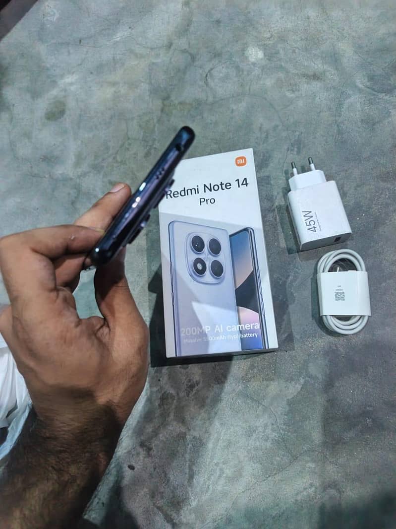 Redmi Note 14 Pro 8/256GB Condition 10/8.5 all ok under display finger 2