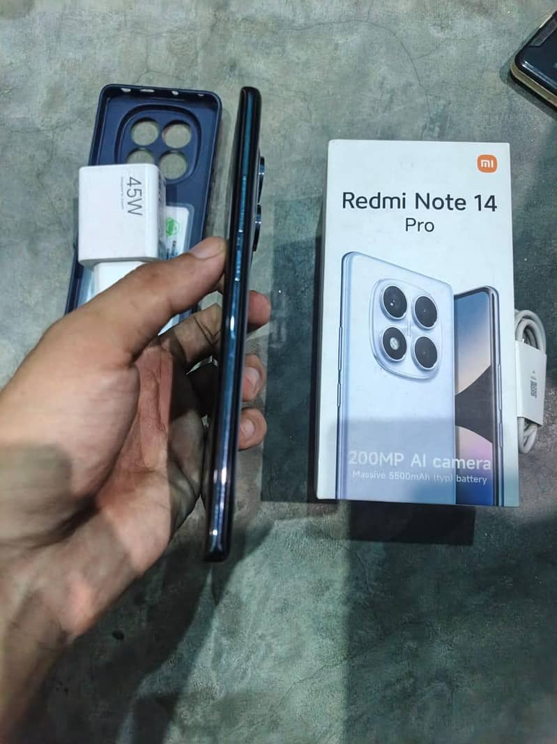Redmi Note 14 Pro 8/256GB Condition 10/8.5 all ok under display finger 3