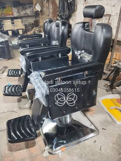 Barber chair/Cutting chair/ Shampoo unit/Trolly/Saloon Furniture.