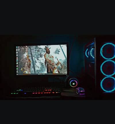 PC AMD Ryzen 5 3600 16GB RAM 27" Monitor