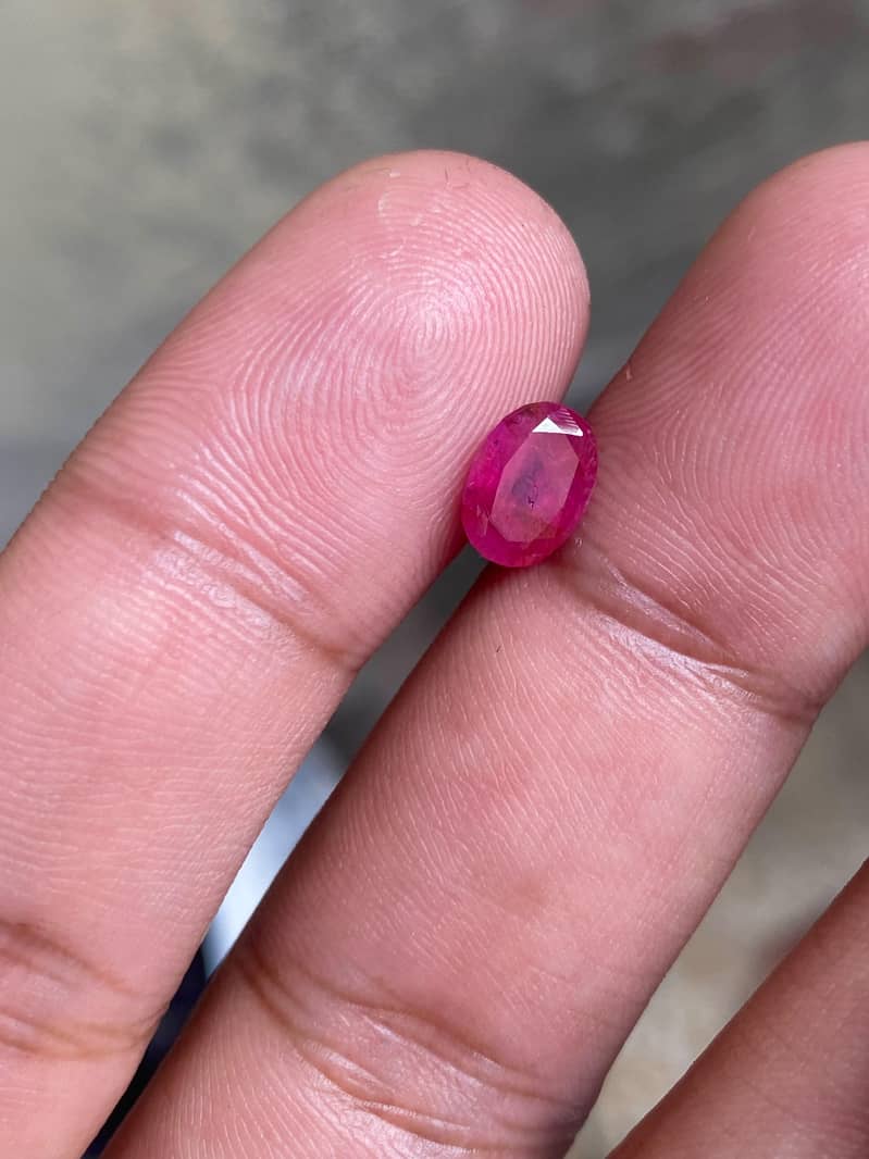 natural Afghanistan ruby 1