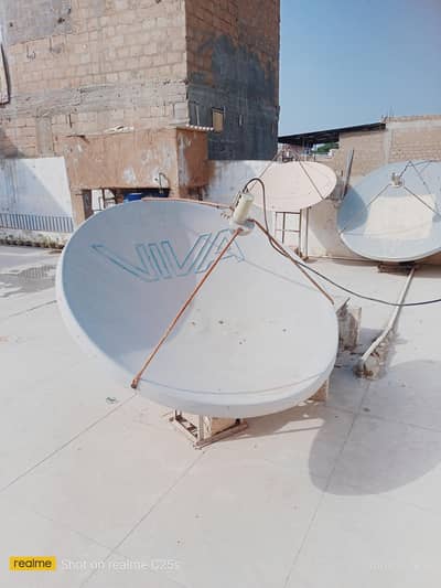 Dish Antenna 6 FT FIBER, 5FT FIBER, 5 FT METAL