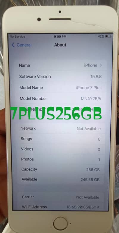 Apple iPhone 7 Plus 256gb