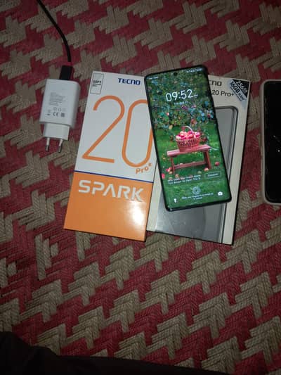 Tecno Spark 20 Pro Plus 8GB Ram 256GB Memory With Box Charger
