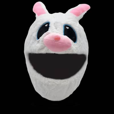 bunny helmet cover