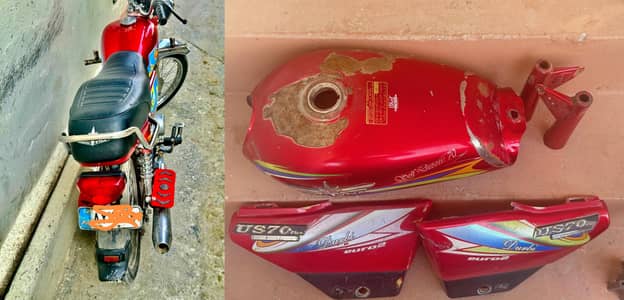 Union star bike 19 model Islamabad number duble saman RS 65 Abbottabad