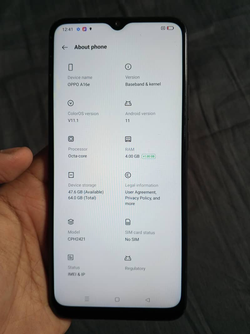 OPPO A16e 1