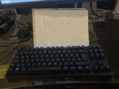 Razer Huntsmen TKL Gaming Keyboard (optical switches). 1mm actuation.