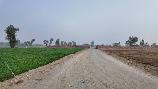 Corner 4 Kanal Plot With 100 Feet Front Near Main Barki Road